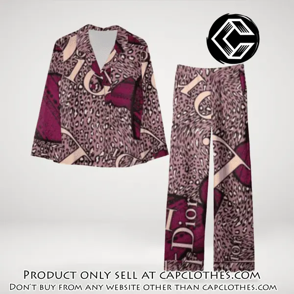 Trending luxury dior satin pajama set pjs1045 cc1827671